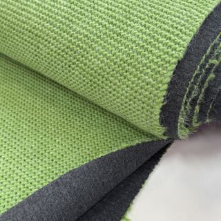 Coat fabric DOUBLE FACE WITH JERSEY apple green