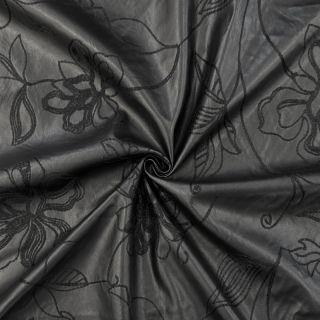 Faux leather Flowers design B
