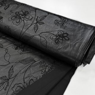 Faux leather Flowers design B