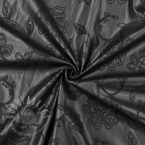 Faux leather Flowers design A