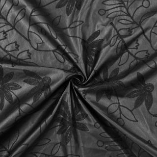 Faux leather Flowers design C