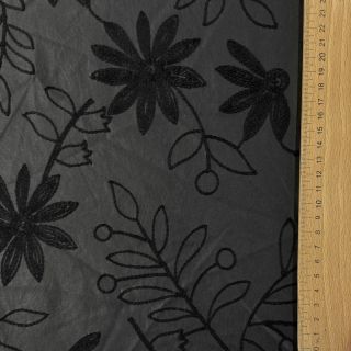 Faux leather Flowers design C