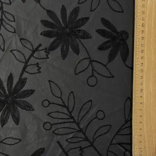 Faux leather Flowers design C