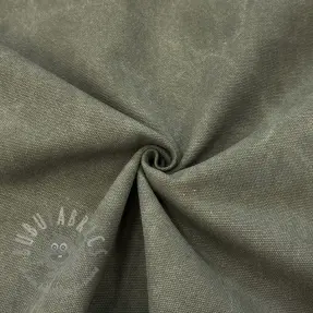 CANVAS STONEWASHED army green