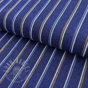 JEANS DENIM Stripes indigo