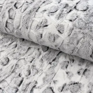 Faux fur Animal skin black