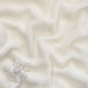 Coat fabric TEDDY ecru