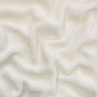 Coat fabric TEDDY ecru