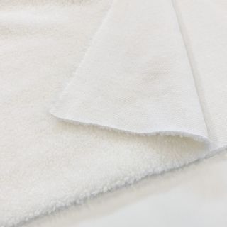 Coat fabric TEDDY ecru