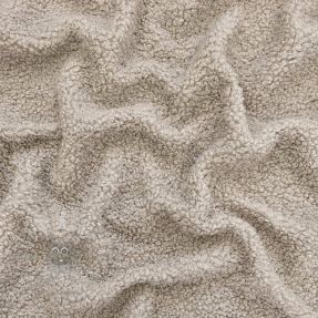 Coat fabric TEDDY beige