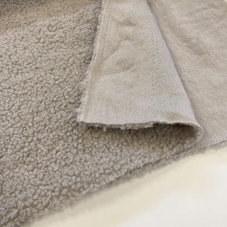 Coat fabric TEDDY beige