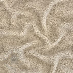 Coat fabric TEDDY light sand
