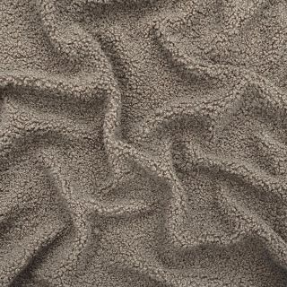 Coat fabric TEDDY taupe