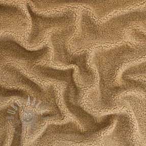 Coat fabric TEDDY camel
