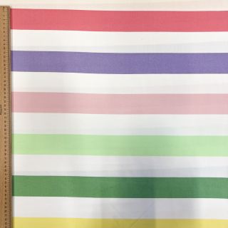 Decoration fabric Stripes multicolour design C