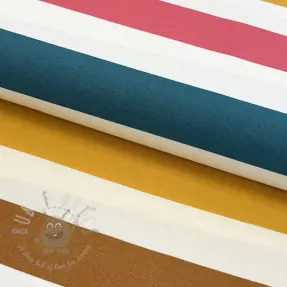 Decoration fabric Stripes multicolour design B