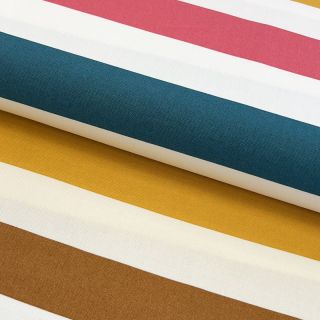 Decoration fabric Stripes multicolour design B