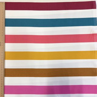 Decoration fabric Stripes multicolour design B