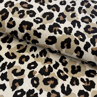 Decoration fabric Linenlook Animal skin natural