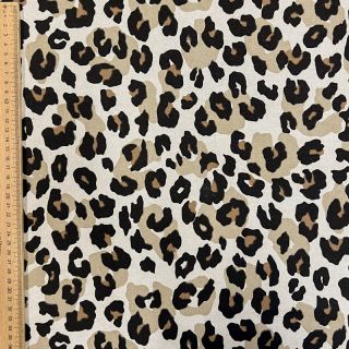 Decoration fabric Linenlook Animal skin natural