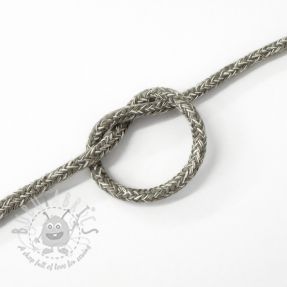 Cotton cord 5 mm MELANGE light grey
