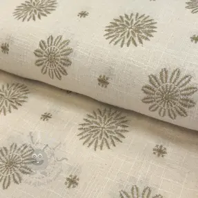 Cotton fabric EMBROIDERY Sofia design A