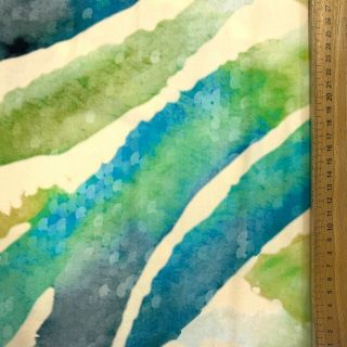 Viscose SATIN Chloe blue digital print