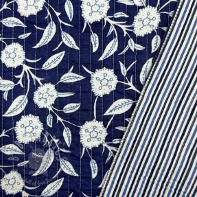 Cotton fabric QUILT Gange indigo