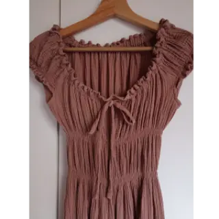 Double gauze/muslin old blush