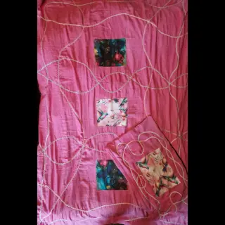 Double gauze/muslin Vintage pink