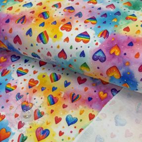 Sweat fabric All you need is love design D digital print