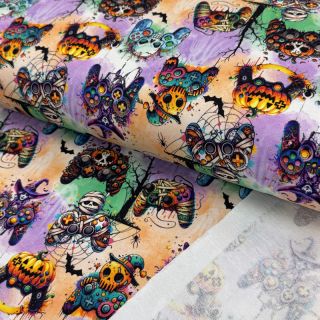 Sweat fabric Dare me design F digital print