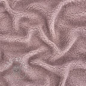 Coat fabric TEDDY dark powder