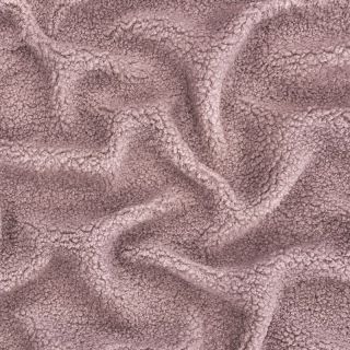 Coat fabric TEDDY dark powder