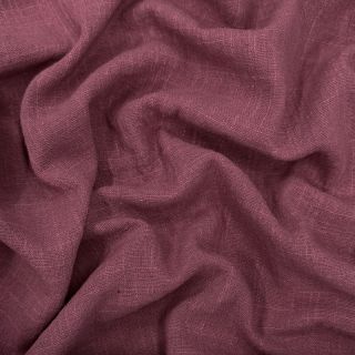 Cotton fabric SLUB WASHED mauve