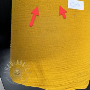 Double gauze/muslin ochre 2nd class