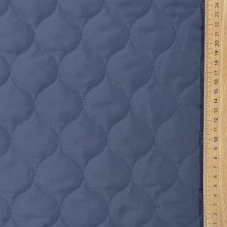 Stepped fabric Round jeans