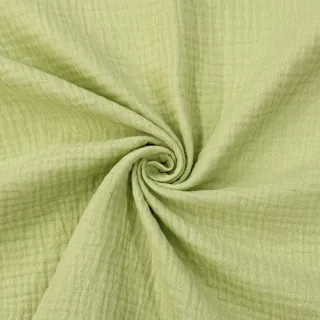 Double gauze/muslin soft green ORGANIC