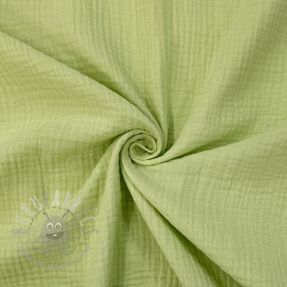 Double gauze/muslin soft green