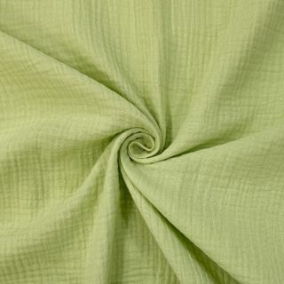 Double gauze/muslin soft green