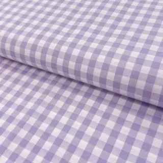 Cotton fabric Check lilac