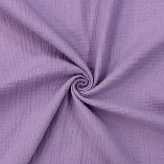 Double gauze/muslin dark lilac