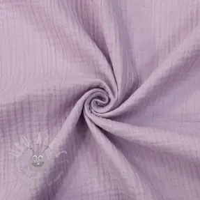 Double gauze/muslin soft lilac